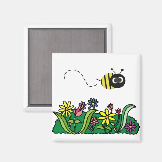 Gewoon bijen magneet (Voorkant / Achterkant)