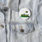 Gewoon bijen ronde button 5,7 cm (In situ)