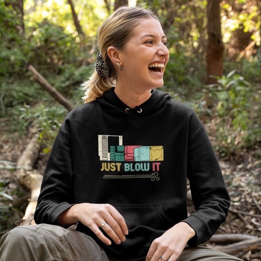 Gewoon blaas het - Retro Gamer Hoodie