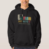 Gewoon blaas het - Retro Gamer Hoodie (Voorkant)