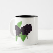 Gewoon Blackberries Tweekleurige Koffiemok (Voorkant links)