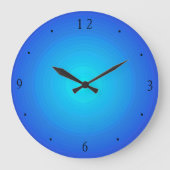 Gewoon blauw/Aqua > Keukenklokken Grote Klok (Voorkant)