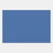 Gewoon blauw inpakpapier vel (Voorkant 2)