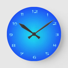 Gewoon blauw met Aqua Center > Keukenklokken Ronde Klok