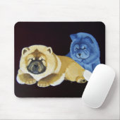 gewoon blauw muismat (Met muis)