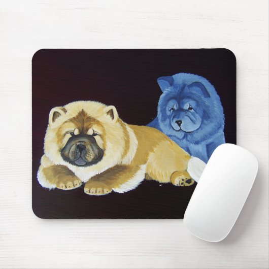 gewoon blauw muismat (Met muis)