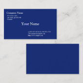 gewoon blauw visitekaartje (Voorkant / Achterkant)