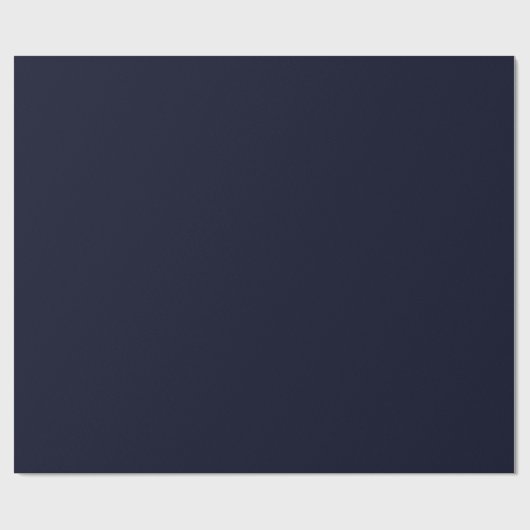 Gewoon blauw Zwart Kleur Shade Tone Cadeaupapier (Vlak)