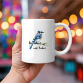 Gewoon blauwe jay's koffiemok