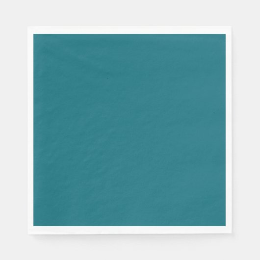 Gewoon blauwgroen donker Caraïbisch blauw water Servet (Voorkant)