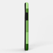 Gewoon Bleke groene strepen Case-Mate iPhone Case (Achterkant/rechts)