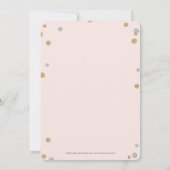 Gewoon 'Blessed Birth Announcement' - Roze Aankondiging (Achterkant)