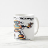 Gewoon blijven bewegen - Motivatie offerte ontwerp Koffiemok (Voorkant rechts)