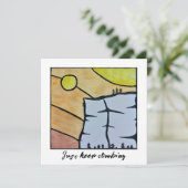 Gewoon blijven klimmen kaart (Staand voorkant)