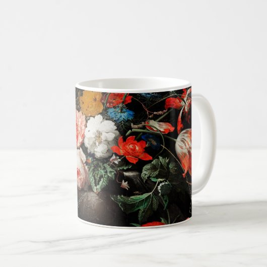 Gewoon blijven schreeuwen - Floral Fine Art Koffiemok (Voorkant rechts)