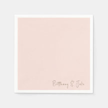 Gewoon Blush Gold Script bruiloft cocktail