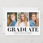 Gewoon Bold Black 3 Fotogradatie Partij Kaart (Voorkant)