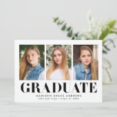 Gewoon Bold Black 3 Fotogradatie Partij Kaart (Staand voorkant)