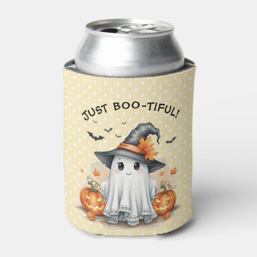 Gewoon BOO-tiful Girly Ghost-Lacey Jurk, Heksenjur Blikjeskoeler (Blikje Voorkant)