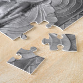 Gewoon Breathe Hawaii Buddha Black en White Photo Legpuzzel (Zijkant)