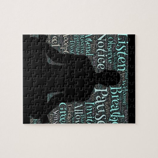 Gewoon Breathe Jigzaag Puzzle Legpuzzel (Horizontaal)