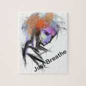 Gewoon Breathe Jigzaag Puzzle Legpuzzel (Verticaal)