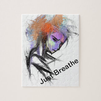 Gewoon Breathe Jigzaag Puzzle Legpuzzel