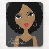 Gewoon Breathe Mousepad Muismat (Voorkant)