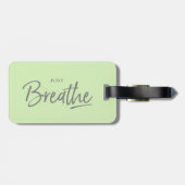 Gewoon Breedte, Yoga, Zen Quote Bagagelabel (Achterkant horizontaal)