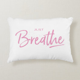 Gewoon Breedte, Yoga, Zen Quote Decoratief Kussen