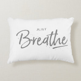 Gewoon Breedte, Yoga, Zen Quote Decoratief Kussen