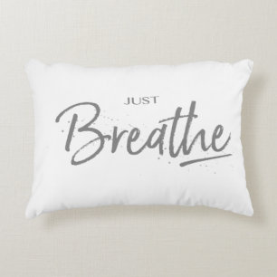 Gewoon Breedte, Yoga, Zen Quote Decoratief Kussen