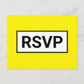 Gewoon Briefkaart "RSVP" (Voorkant)