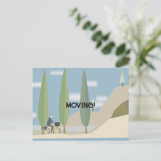 GEWOON BRIEFKAART VERPLAATSEN (Staand voorkant)