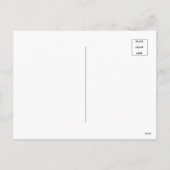 Gewoon Briefkaart zwart controleren (Achterkant)