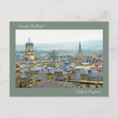 Gewoon briljant, daktop Uitzicht van Oxford, Engel Briefkaart (Voorkant)
