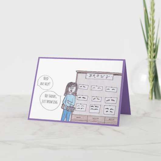 Gewoon browsen Verjaardag Kaart (Voorkant)