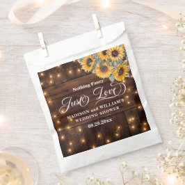 Gewoon Bruine Houten Snaar Lichtjes Trouwfeest Bru Bedankzakje