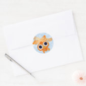 Gewoon bubbelend door Watercolor Goudvis Stickers (Envelop)