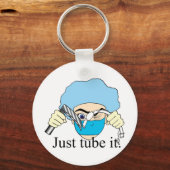 Gewoon buigen. sleutelhanger (Voorkant)