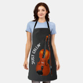 Gewoon Celend Grappig Ontspannen Cello Viool Schort (Gedragen)
