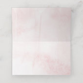 Gewoon Chic Floral Garden Baby shower Plaatskaartje (Binnenkant ongevouwen)