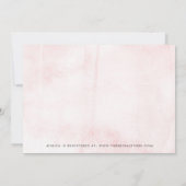 Gewoon Chic Floral Garden Vrijgezellenfeest Kaart (Achterkant)