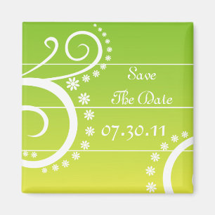 Gewoon chic opslaan van de datum magneten