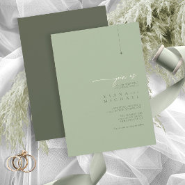 Gewoon Chic Wedding Sage/Moss ID1046 Kaart