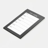 Gewoon Chic Weekly Planner | schoolbord Post-it® Notes (Schuin)
