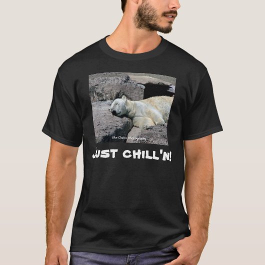Gewoon chill. Polair Beer Humor T-shirt (Voorkant)