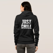 Gewoon chillen hoodie (Achterkant volledig)