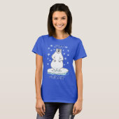 Gewoon chillen IJsbeer T-shirt (Voorkant volledig)