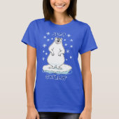 Gewoon chillen IJsbeer T-shirt (Voorkant)
